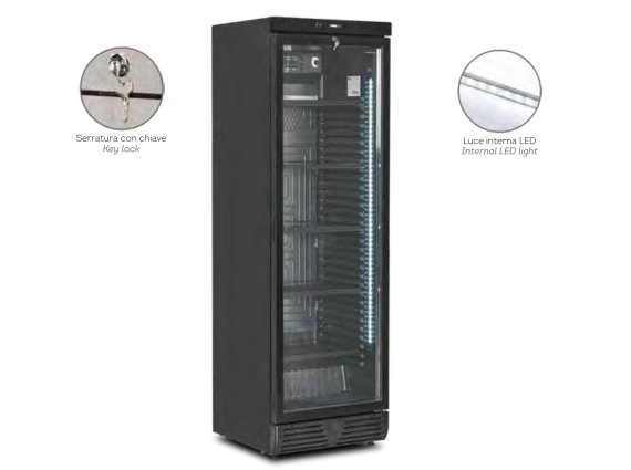 Vetrina per bibite Eureka 400.2 Black